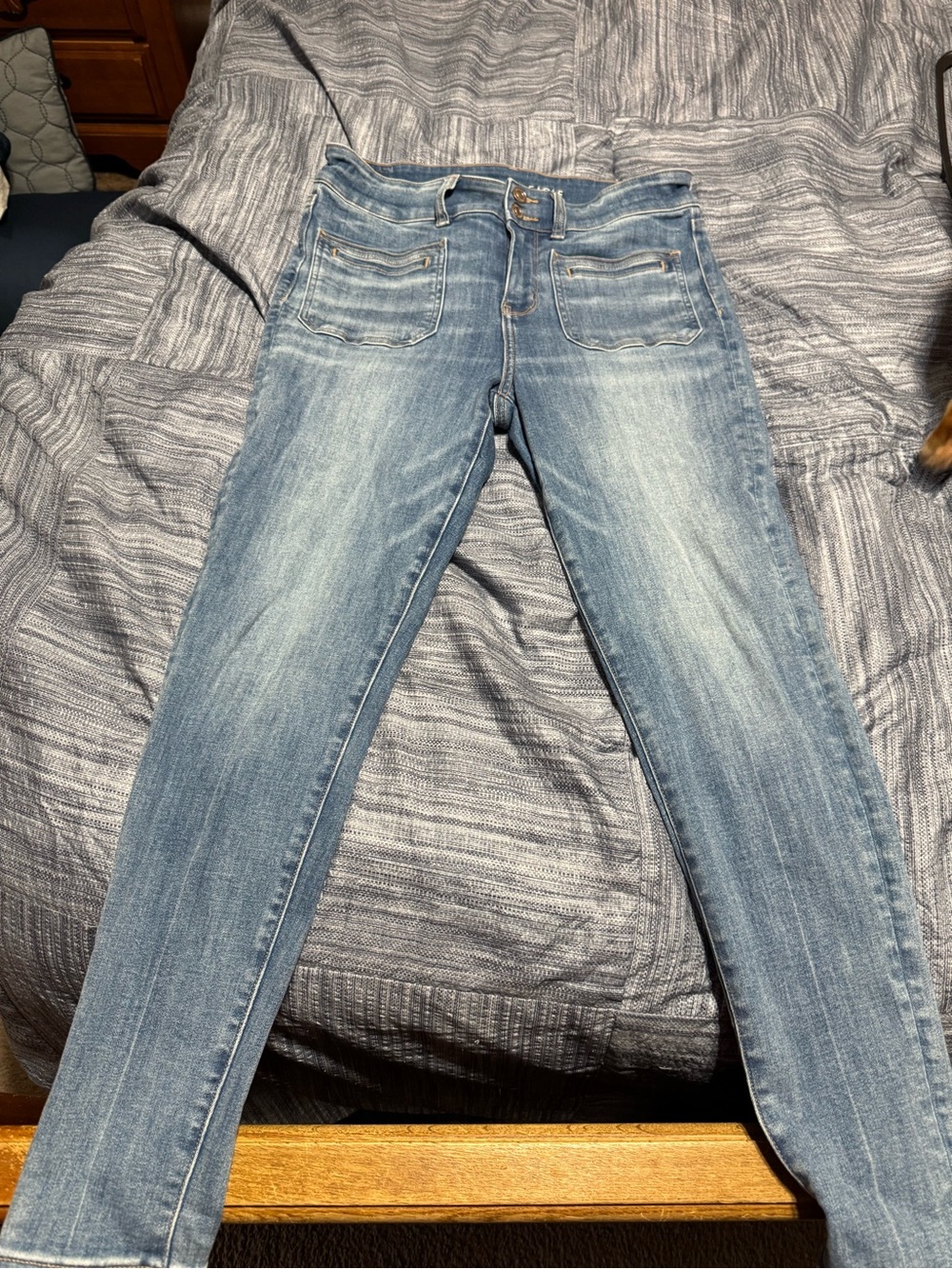 American Eagle Outfitters Light Wash High-Rise Jeggings